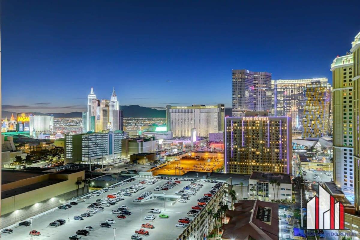 Mgm Signature-33-709 F1 Track & Strip View Balcony Las Vegas Exterior foto